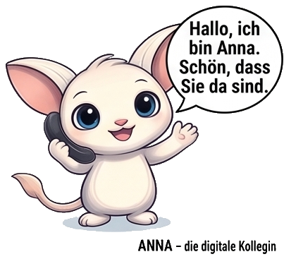 Hallo, ich bin Anna. Schön, dass Sie da sind.