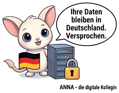Ihre Daten bleiben in Deutschland. Versprochen.