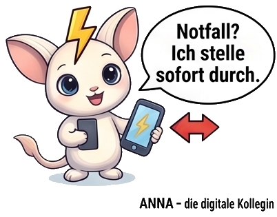 Notfall? Ich stelle sofort durch.